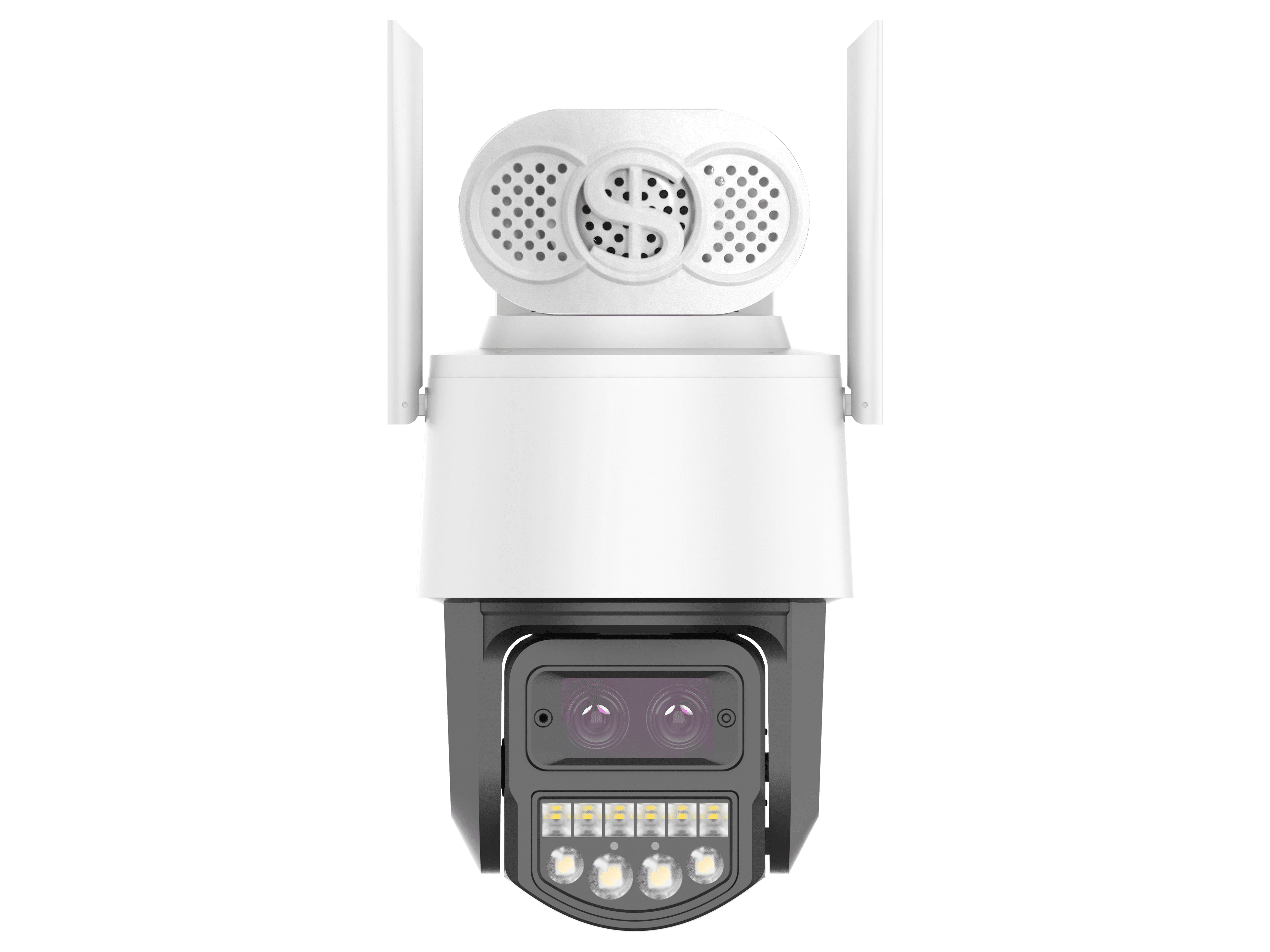 NexPro 6MP 8-inch Dual-Lens Starlight PTZ (Heavy-Duty, Wi-Fi 6, V3.0 Hinge)