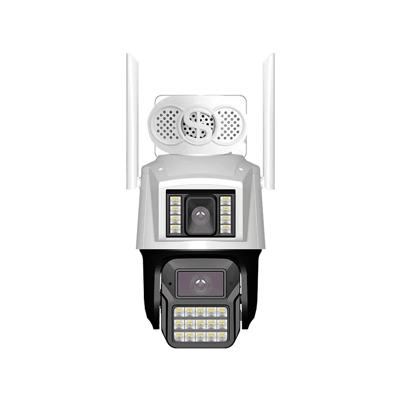 NexPro 7MP Dual-Blacklight PTZ+Bullet Combo (Wi-Fi 6, 6x+8x Zoom, AI Tracking)