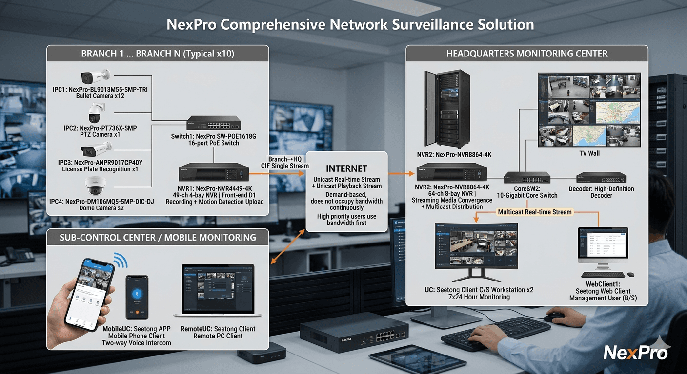 Centralized Internet-Based CCTV Surveillance Solution