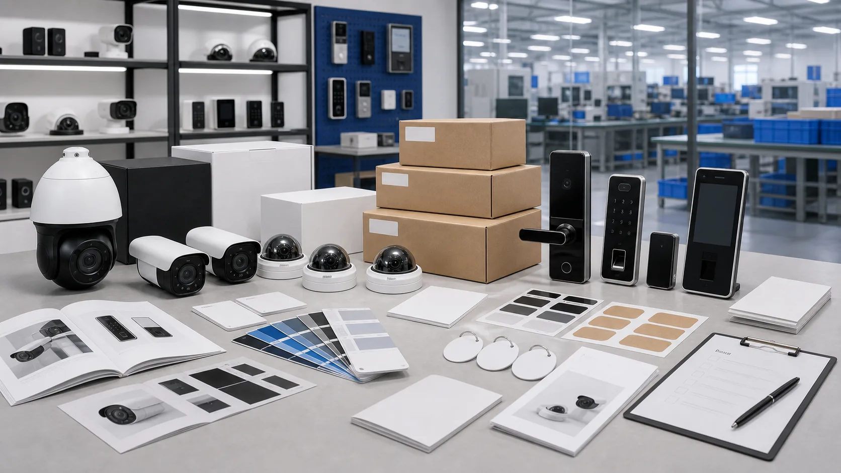 OEM private label packaging — logo, manual, color box and carton